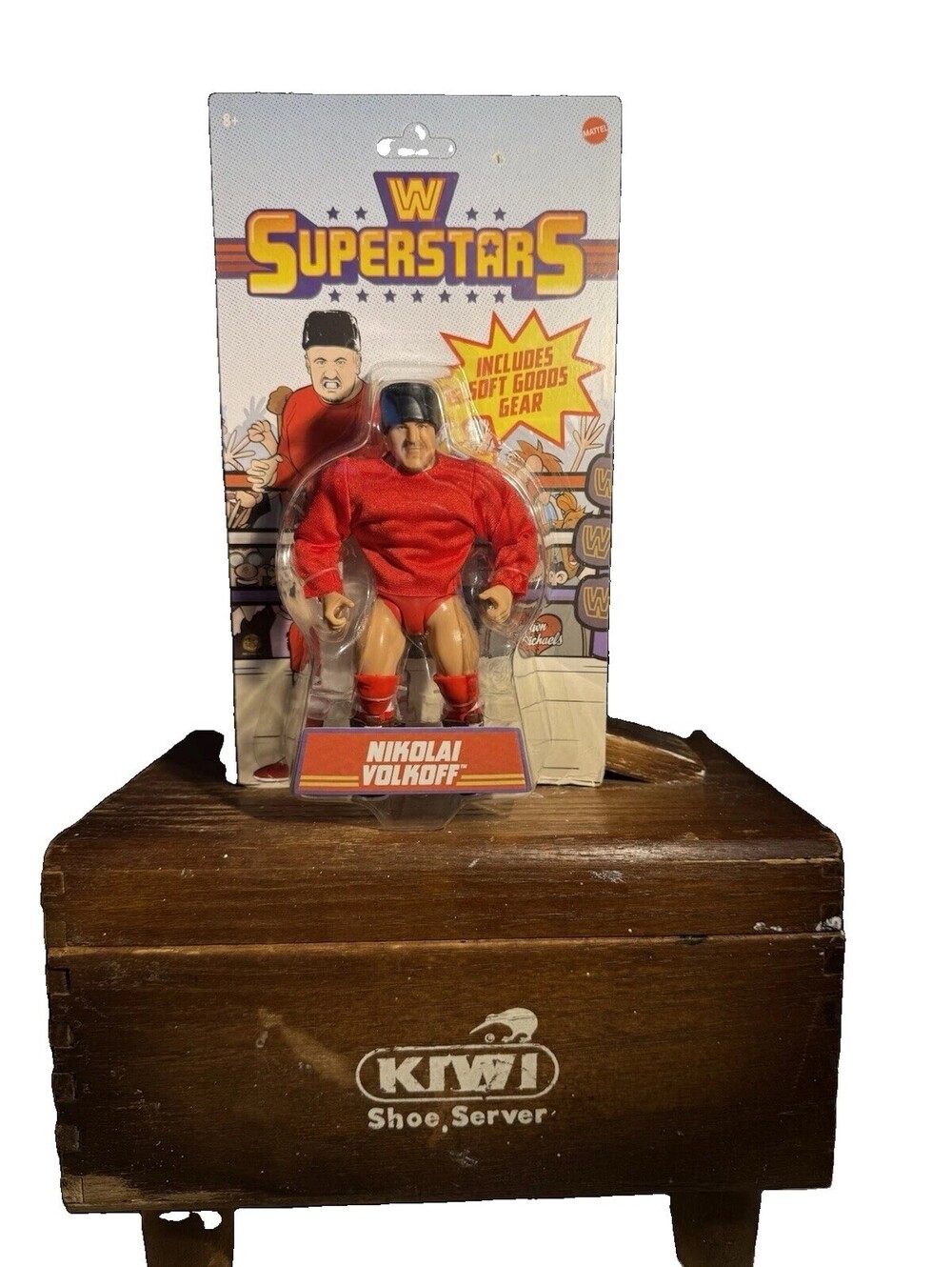 Mattel WWE Superstars Nikolai Volkoff Series 15 Figure NEW Sealed Soft Goods MOC